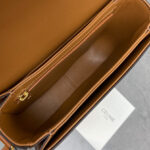 Celine Teen Triomphe Bag In Shiny Calfskin